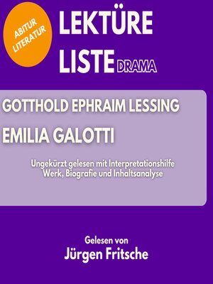 cover image of Gotthold Ephraim Lessing